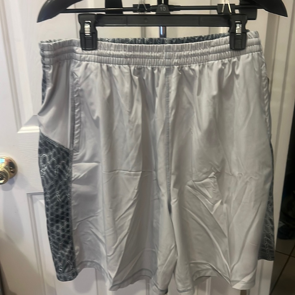 Reel Legends elastic waist, Dri fit mens shorts.